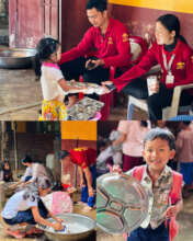 Clean up after lunch