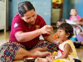 Healthy meals for children in Baby Care Program