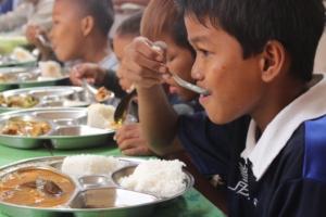 Providing nutrition for 400-500 children and youth