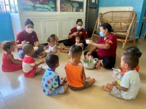 Special meals for children in Baby Care Program