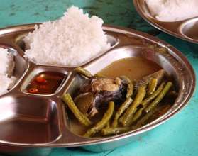 Hot lunches.  Not fancy but nutritious and filling