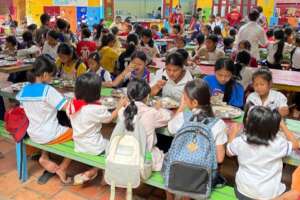 Hundreds of students provided with meals