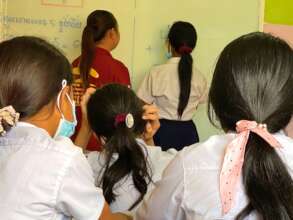 Approx 50% of our students are girls