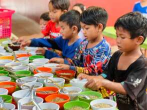 Khmer snack is popular among the children