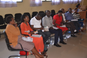 Attentive stakeholders during awareness drive.