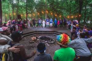 Closing campfire