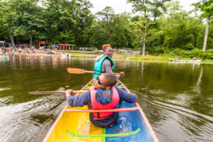 Campers Canoeing
