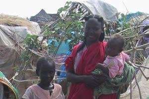 Mother and 2 children.