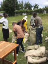 Food distribution at the trade school