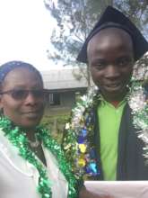 This boy graduating primary school