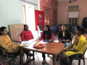 The first batch of WOW trainees in north Kolkata