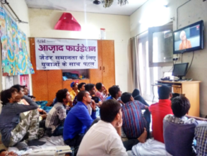 Men for Gender Justice group training session