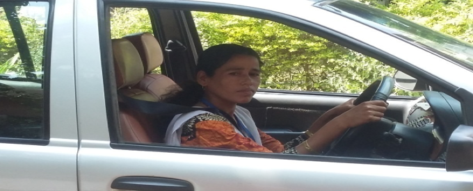 Ulupi, an Academy trainee from Assam