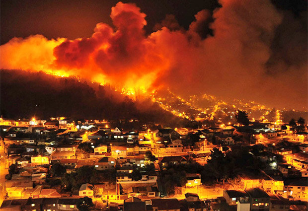 Supporting victims of the fire in Valparaiso-Chile