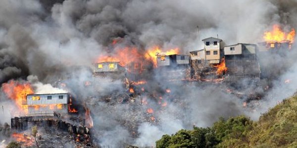 Supporting victims of the fire in Valparaiso-Chile