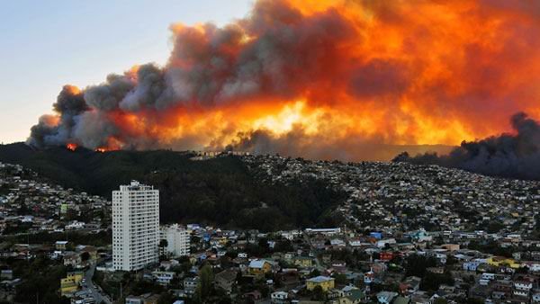 Supporting victims of the fire in Valparaiso-Chile