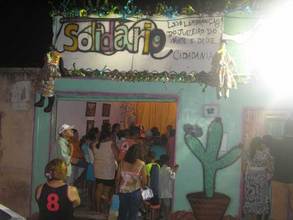 The new store where the ladies cooperative sell their goods