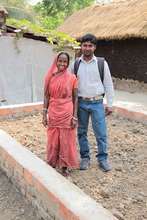 Kamala Nayak on the site for a new chicken coop
