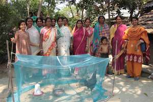 Women poultry farmers in Kanchrapara, West Bengal