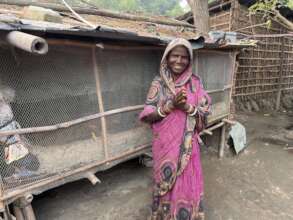 One of our newest poultry farmers in Bihar