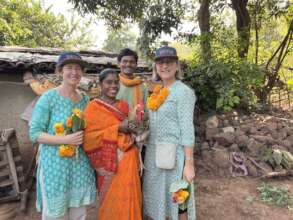 Olly and Victoria in Chhattisgarh, November 2024