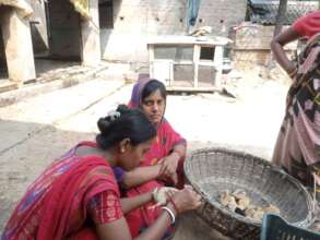 The field team at work