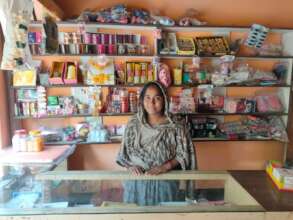 Selina in her shop