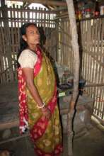 Shila is delighted with her gas stove