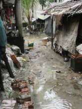 The monsoon makes living in the villages very hard
