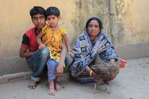 Family with Shivia's PDS programme