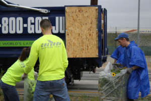 1 800 Got Junk gave us a hand with rubbish removal