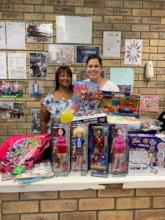 Nada, Principal Sandra and her generous donation