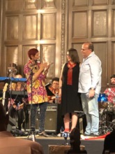Amy and Jon Ostroff with The Peace Train