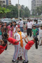 Spreading Joy at worli sea face Mumbai