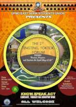 Annual Thinking Talking Forum poster