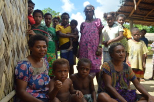 Wasa Rita far left and her extended family