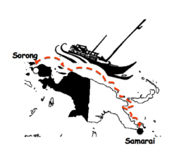 The Wairon's  Sorong to Samarai Canoe Voyage