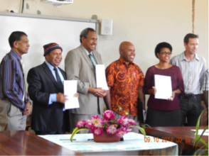 Signing of the MOA between RCF and UOG