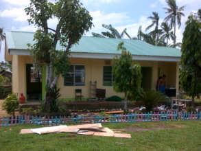 This grade 5 classroom now has a new roof