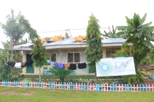Prior to our work the roof was just tarps