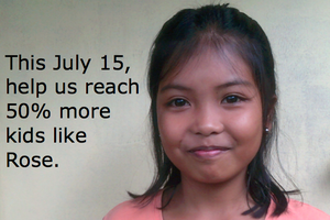 It's a great day to help more kids like Rose