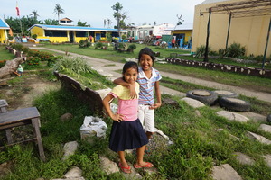 Two of the kids you've helped at Lun Tad school