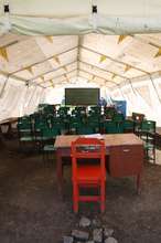 This temporary classroom won't last for long