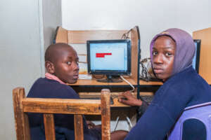 Students in computer lab