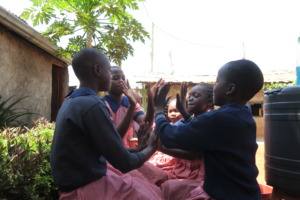 Playtime at the Transitional School.