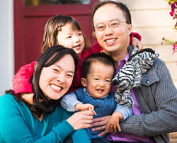 A dup15q family who has been helped by a clinic.