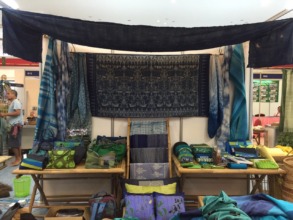 AAC Exhibit Booth with handicrafts, Dec. 2015