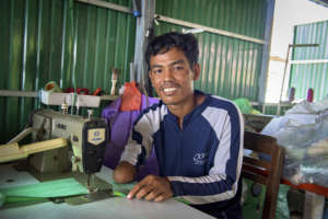AAC member, landmine survivor.Photo: Burns Knierim