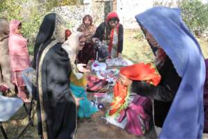 Ladies of Swat preparing beautiful embroidery