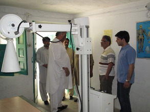 Anwar Iqbal visits our X-Ray Dept. in Swat
